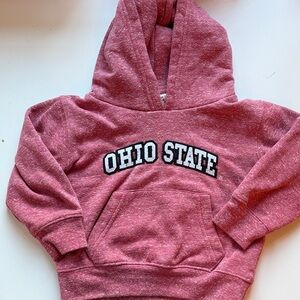 Ohio State washed red Hoodie